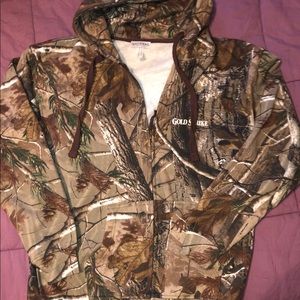 Camo MGM GOLD STRIKE Zip front Hoodie Sweatshirt